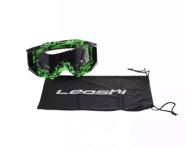 Enduro Cross MX naočale Leoshi Neon zelene-1