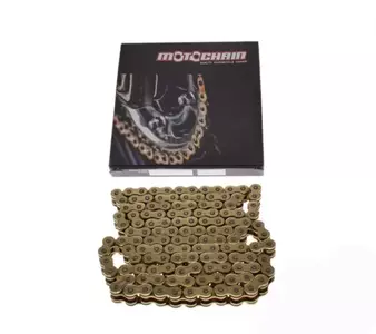 Motochain 520 X-R x-ring drive chain 120 článků zlatý