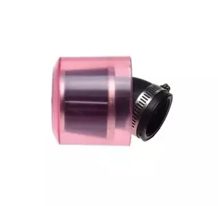Filtr powietrza stożkowy 35 mm 45 stopni różowy-2