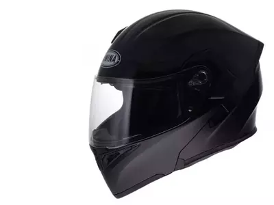 Awina moto mandíbula casco negro L