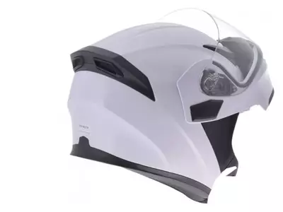Awina cască de motocicletă cu mandibulă albă L-3