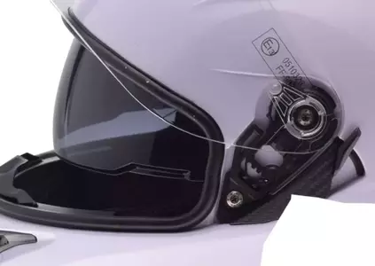 "Awina" integralus motociklininko šalmas baltas S-2