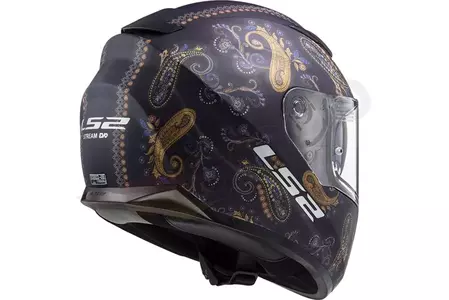 Motociklistička kaciga koja pokriva cijelo lice LS2 FF320 STREAM EVO PASLY MATT VIOLET XS-3