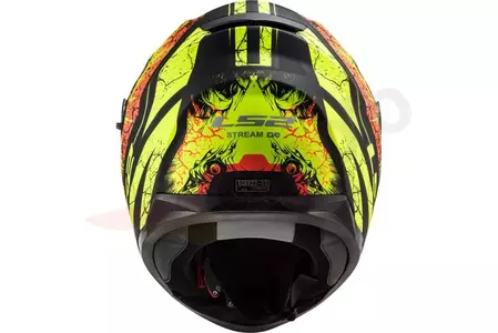 LS2 FF320 STREAM EVO THRONE MATT BLACK H-V M capacete integral de motociclista-4