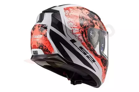 LS2 FF320 STREAM EVO THRONE BRANCO LARANJA L capacete integral de motociclista-5