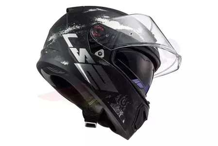 Motociklistička kaciga koja pokriva cijelo lice LS2 FF390 BREAKER DEFT MATT BLACK TITAN M-2