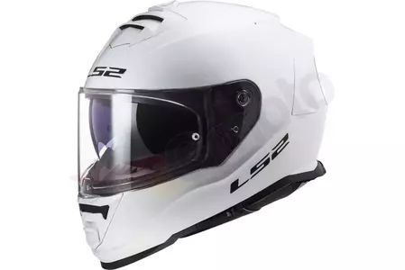 LS2 FF800 STORM SOLID WHITE S motociklistička kaciga koja pokriva cijelo lice-1