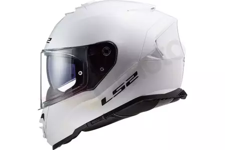 LS2 FF800 STORM SOLID WHITE S motociklistička kaciga koja pokriva cijelo lice-2