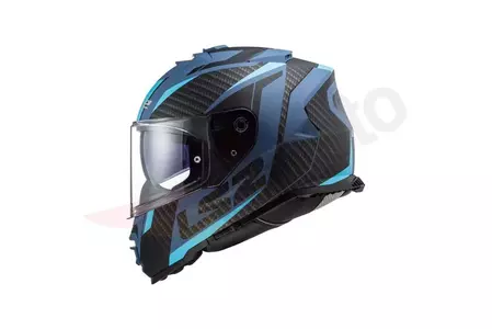 LS2 FF800 STORM RACER MATT BLUE 3XL capacete integral de motociclista-2