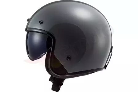 LS2 OF601 BOB SOLID NARDO GREY XL motorcykelhjälm med öppet ansikte-1