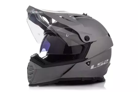 LS2 MX436 PIONEER EVO MATT TITAN M casco da moto enduro - AK4043620074