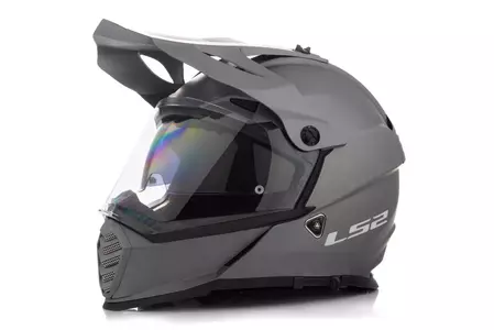 LS2 MX436 PIONEER EVO MATT TITAN M casco moto enduro-2