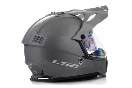 LS2 MX436 PIONEER EVO MATT TITAN XXL capacete para motas de enduro-3