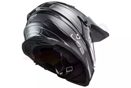 LS2 MX436 PIONEER EVO KNIGHT TITAN BLANCO S casco moto enduro-3