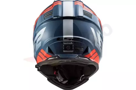 LS2 MX436 PIONEER EVO EVOLVE WHITE COBALT XXL capacete para motas de enduro-4
