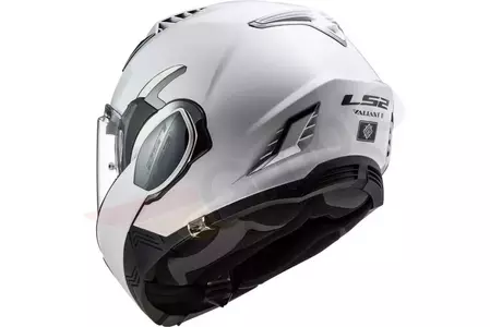 LS2 FF900 VALIANT II SOLID WHITE M motociklistička kaciga koja pokriva cijelo lice-3