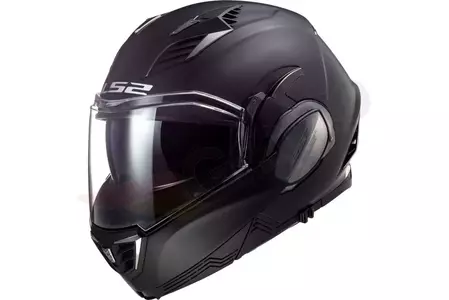 LS2 FF900 VALIANT II SOLID MATT NEGRO XXL casco de moto mandíbula - AK5090010117