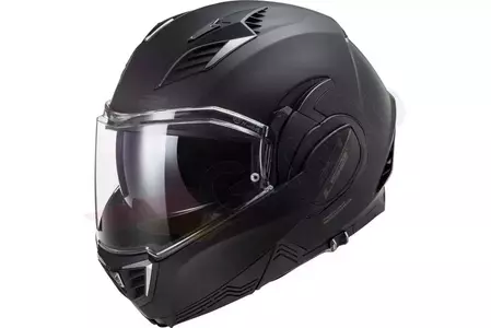 LS2 FF900 VALIANT II NOIR MATT NEGRO XL casco de moto mandíbula-2