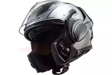 LS2 FF900 VALIANT II JEANS TITANIUM XL casco moto mandíbula-3