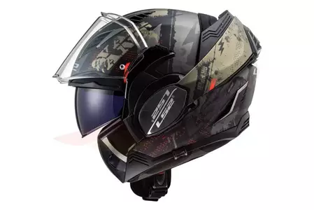LS2 FF900 VALIANT II GRIPPER ANTIQUE GOLD S casco moto mandíbula-2