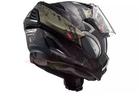 LS2 FF900 VALIANT II GRIPPER ANTIQUE GOLD S casco moto mandíbula-4