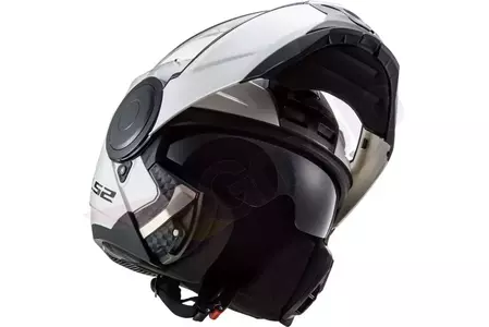LS2 FF902 SCOPE SCOPE SOLID WHITE L cască de motocicletă cu mandibulă pentru motociclete-2