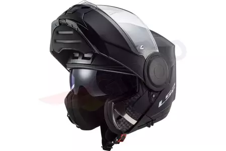 LS2 FF902 SCOPE SOLID MATT BLACK XS casque moto mâchoire-2
