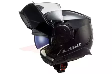 LS2 FF902 SCOPE SOLID GLOSS BLACK L motocyklová přilba s čelistí
