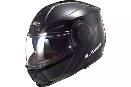 LS2 FF902 SCOPE SOLID GLOSS NEGRO XXL casco de moto mandíbula-2