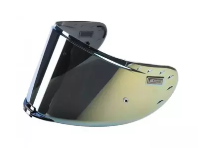 LS2 FF327 Viseira de capacete dourada espelhada Challenger - 800327VIS19