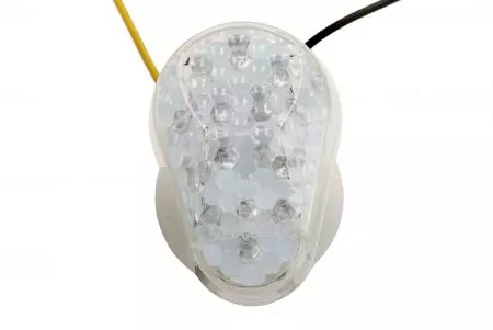 Směrový ukazatel bílý LED difuzor Kawasaki-3