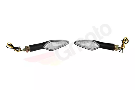 Richtingaanwijzer zwart wit LED diffuser paar