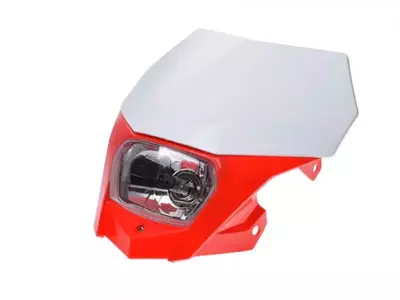Univerzális burkolatlámpa piros és fehér - 230054