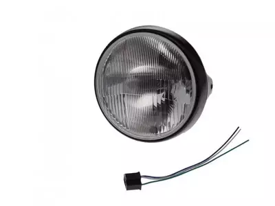 Voorlamp - reflector zwart 7 inch - 230061