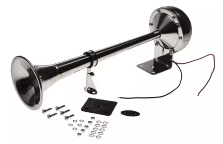 Lydsignaltrompet AIR med kompressorhorn metal krom - 230070