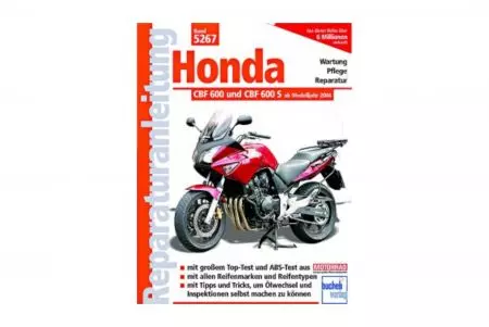 Instrukcja naprawy Honda CBF 600-1