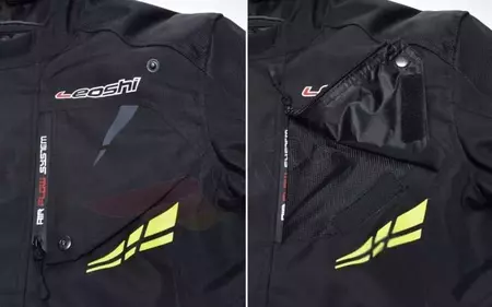 Leoshi Ford tekstilna motoristička jakna, crna, XS-3