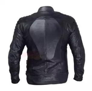 Leoshi Millow giacca da moto in pelle da uomo nera XS-2