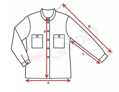 Jachetă de vară pentru motociclete Down Town Leoshi gri 5XL-2