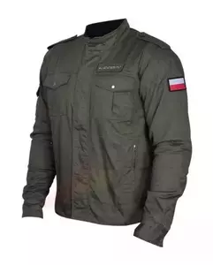 Leoshi Military Full Armor motociklistička jakna zelena L