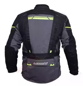 Jachetă de motocicletă Leoshi Ford gri S din material textil-2
