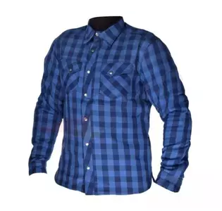 Leoshi motor shirt blauw XL