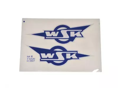 Adesivo serbatoio WSK 125 blu navy - 232951