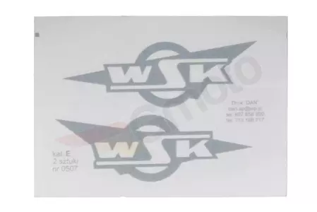 Adesivo serbatoio carburante WSK 125 grigio - 232952