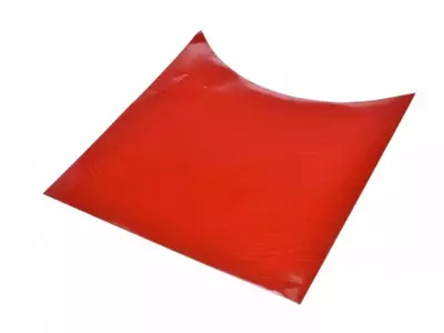Reflektirajuća crvena naljepnica s rubom, 10 inča - 232964