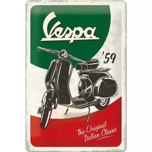 Poster en étain 20x30cm Vespa Classic-1