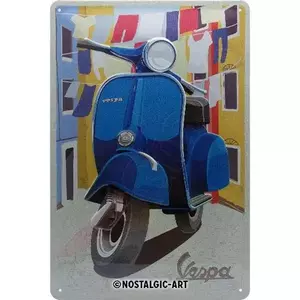 Tinnen poster 20x30cm Vespa Italiaans-1