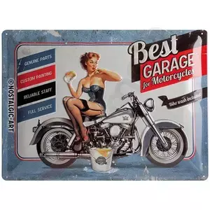 Cartaz de lata 30x40cm Best Garage - 23142