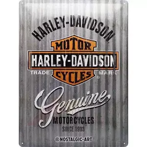 Blikplakat 30x40cm til Harley-Davidson Wall - 23250