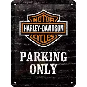 Tinast plakat 15x20cm Harley-Davidsonile - 26117